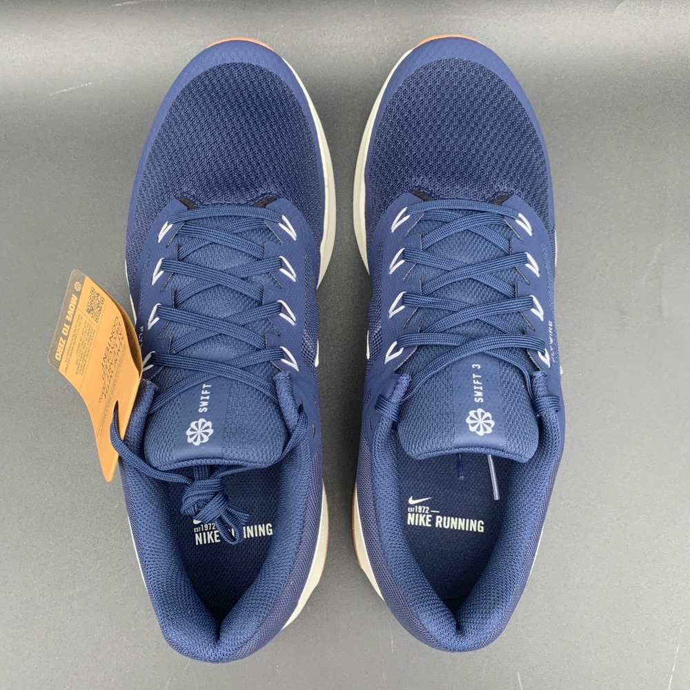 Nike Run Swift 3 Mens Running Shoes Midnight Navy Sail DR2695-406 Size 11 - Picture 9 of 14